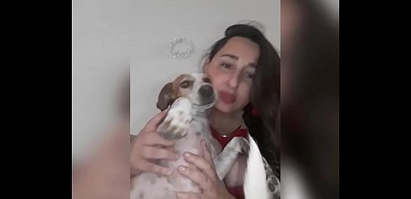  www.onlyfans.compaolasirena  mi  Perro Perrito y yo ) My dog and i !!  transexual Paola Sirena se hacen videos nuevos y personalizados por encargo ( manda mensaje )